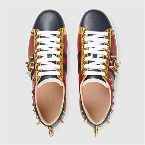 studded gucci aces|Gucci ace shoes customer service.